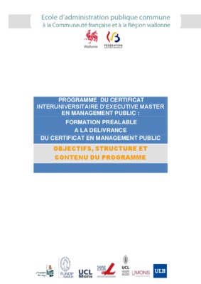 programme prealable Book