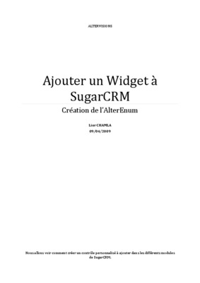 widget Book