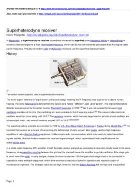 superheterodyne Book