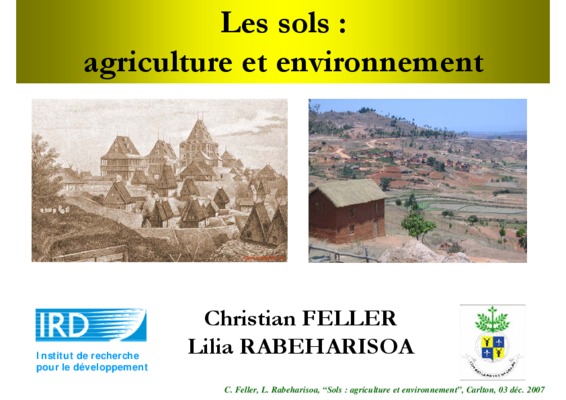 agriculture et environnement Book