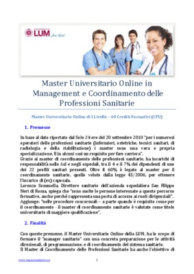 tesi di master coordinamento infermieristico Book