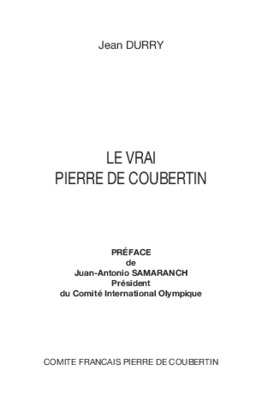 coubertin Book