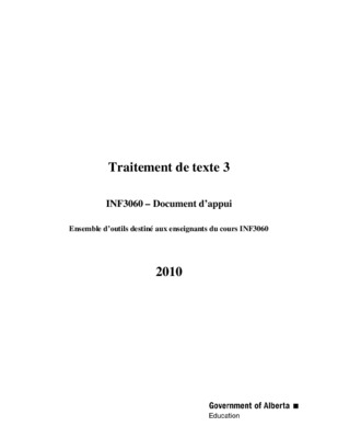 les coures de traitement du texte Book