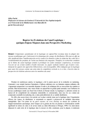 les enjeux de systeme d_information logistique Book