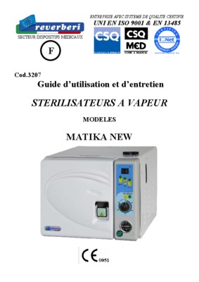 types sterilisateurs Book