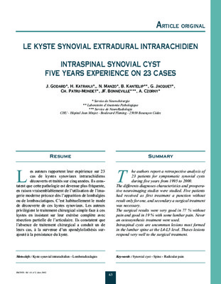 synovial Book