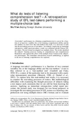 listening comprehension p46 Book