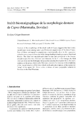 biostratigraphique Book