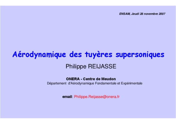 exercices sur les tuyeres Book