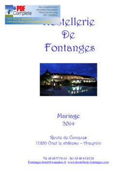 fontanges Book