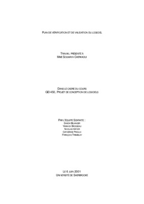 verification logiciel Book