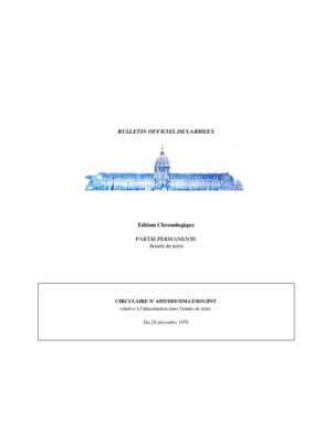 bulletin officiel des armees edition methodique 101 2 Book