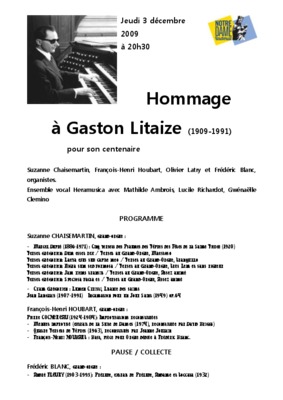 litaize Book