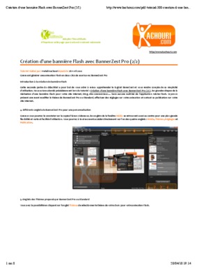 tuto flash cs3 banniere publicitaire Book