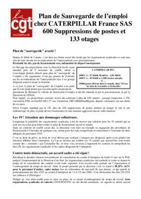 plan de sauvegarde emploi Book