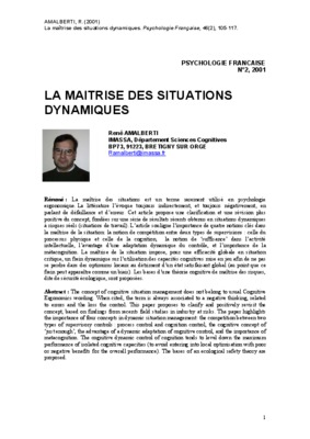 maitrise situations de freinage Book
