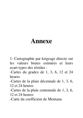 pluie decennale pluie millenaire tableau Book