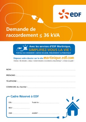 demande de raccordement edf Book