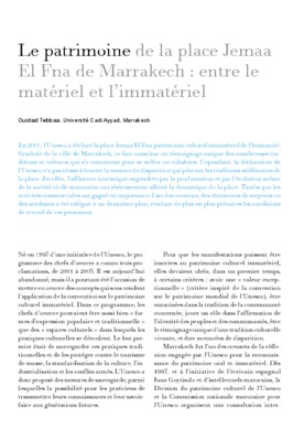 marrakech patrimoine Book