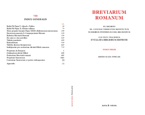 breviarium Book