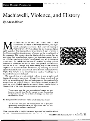 history of violence drafty Book