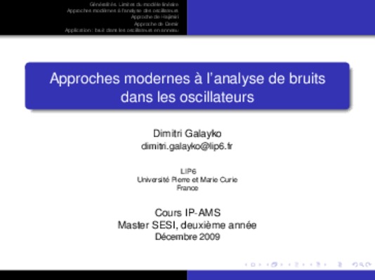 les approches modernes le courant de pensee axe sur les systaime Book