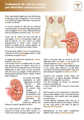 memoire sur la lithotripsie extracorporelle Book