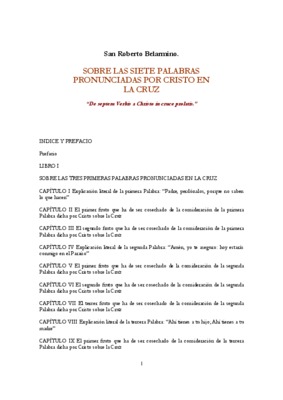siete palabras Book