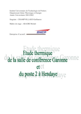 rapport de stage sncf Book