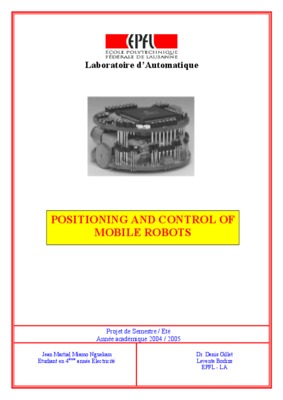 generation trajectoire robot mobile Book