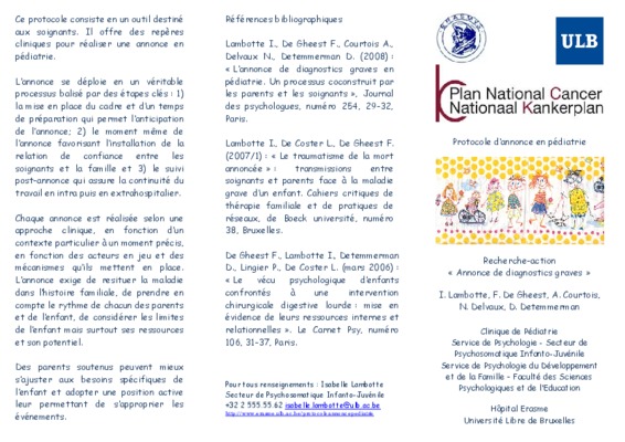 annonce diagnostic en pediatrie Book