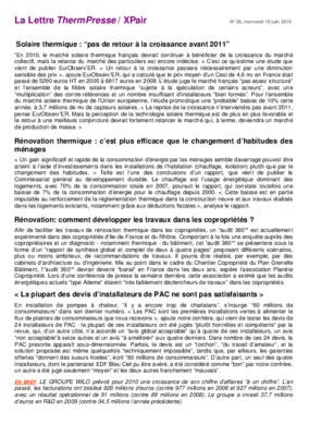 la lettre thermpresse 2011 Book