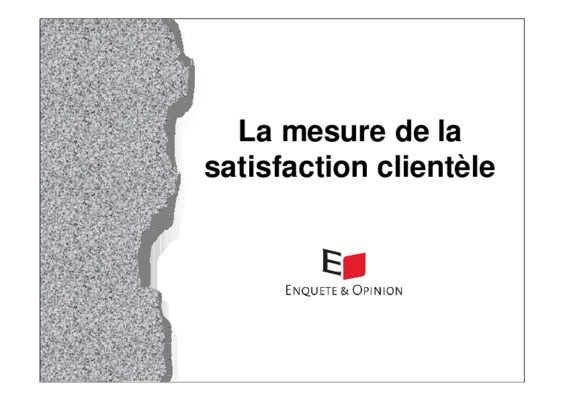 satisfaction dela clientele Book