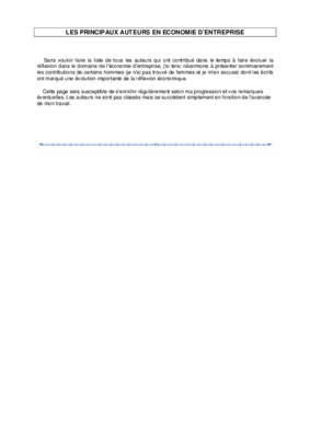 auteurs economie Book