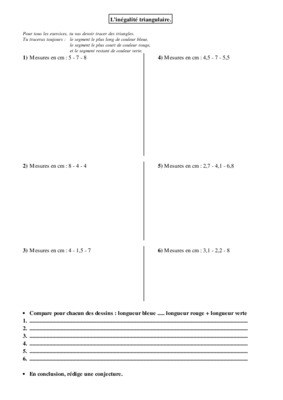 comment tracer les triangles pour cm2 Book
