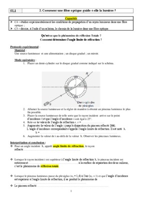 comment une fibre optique guide t elle la lumiaire Book