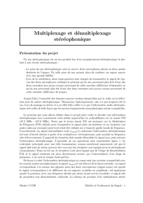 multiplexage et demultiplexage des information Book
