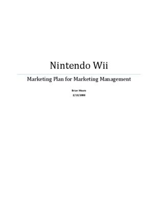 nintendo marketing Book