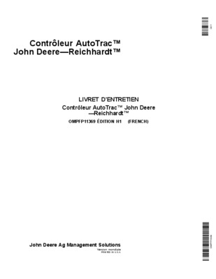 livret entretien john deere 530 Book