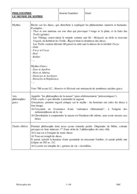 philosophie mythes Book