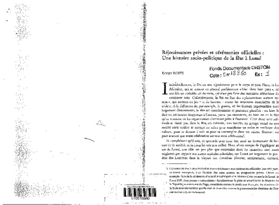rejouissances Book
