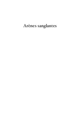 sanglantes Book