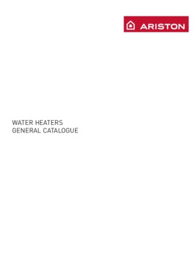 ariston water heaters catalogue Book