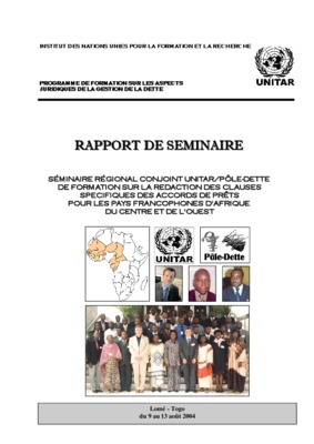 rapport de seminaire de formation Book