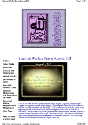 authentic healing ruqyah oh the prophet saw Book