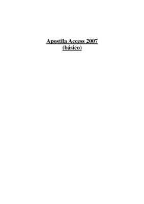 apostila de access Book