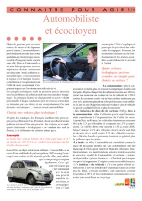 automobiliste respectueux de l_environnement Book