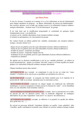 exercices tactiques football Book