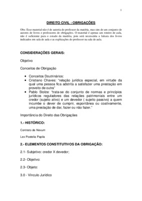 direito civil obrigacoes Book
