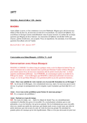refroidissment magma Book